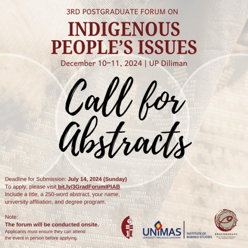 3rd Postgraduate Forum on Indigenous People’s Issues